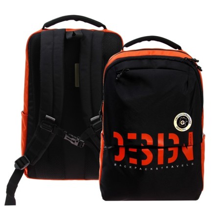 Youth backpack Grizzly, 43 x 29 x 15 cm, ergonomic back, laptop department