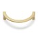 Cappio staple pen is a semicircle, aluminum, m/o 96 mm, color Sat. gold