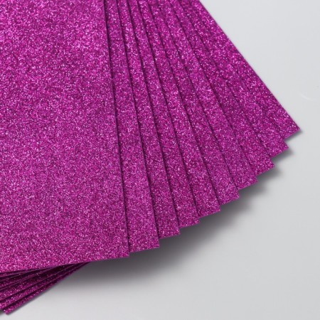 Foamiran glitter 2 mm 20x30 cm, purple-1