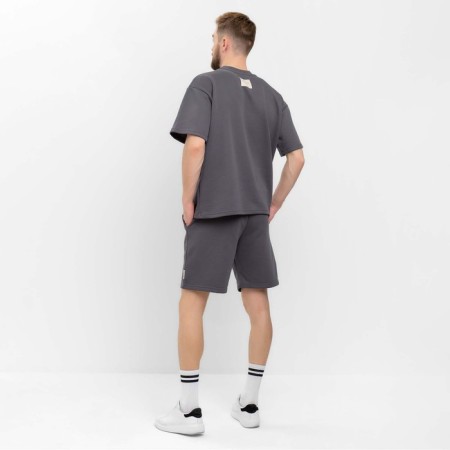 Men's T -shirt Mist Men’s Casual Size 50, graphite-3