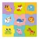 Puzzles in plastic packaging "Funny animals", 18 details