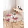 Grinding on the table “Tenderness at dawn”, round, oxford, elastic band, size 120x120 cm, diameter 75-100 cm