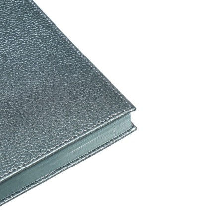 Dated diary 2024 A5 176 sheets, Devente.gold rush, firm cover of artificial leather, liesse, white block 70 g/m2, Gray-11