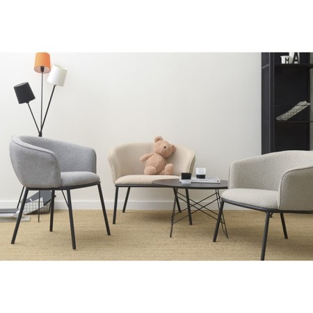 Paal lounge-peel, 740 × 700 × 650 mm, Builder, Gray Color-9