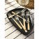 A set of plugs of table shares "Pertu", h = 20.2 cm, 6 pcs, silver color