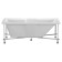 Installation kit Viant "Rome" 190x70 cm, X-shaped frame