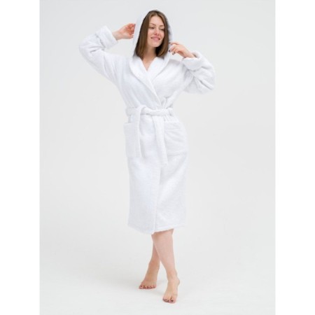 Frequencies Tainted Hood with a hood, size 56-58, white color-2
