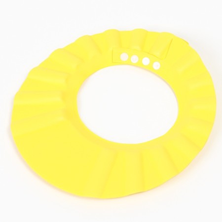 Bathing visor, adjustable, yellow color-1