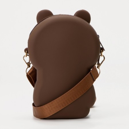 Bag's bag with lightning, brown color/black-1