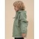 Windbreaker for boys, height 140 cm, green color