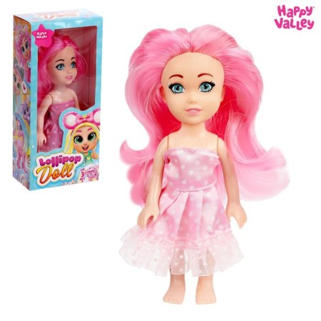 Lollipop Doll doll, colored hair, color mix