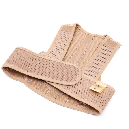 Posture of nt-kr-012 posture, semi-burning, 4 ribs, size M, beige color-1