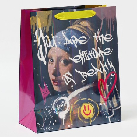 Package Gift Laminated Vertical, packaging, Graffiti, m 26 x 32 x 12 cm-2