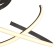 Ceiling chandelier Mantra Nur, LED, 4000LM, 2800K, 640 mm, brown color
