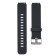 18 mm watch strap, with quick-detachable studs, silicone, L-21.5 cm, black