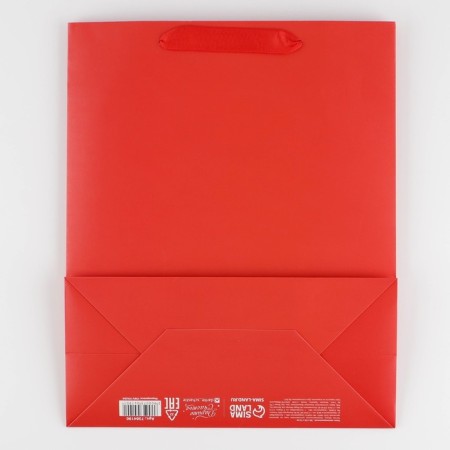 Gift package laminated, packaging, "red", m 26 x 30 x 9 cm-3