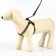 Acunition set is relief, leash 120 x 1.5 cm, OG 36-49 cm, yellow-black