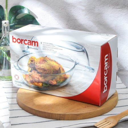 Borcam, 2.85 liters of oval widener, with a baking-lid, 2.85 liters-6