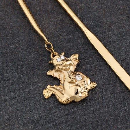 Bookmark for the book "Dragon", 14x3 cm-1