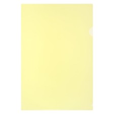 A4, 180 μm folder, calligrata, transparent, yellow