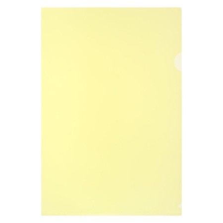 A4, 180 μm folder, calligrata, transparent, yellow