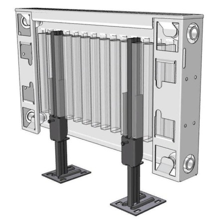 Kronstein for Rommer radiator, floor, internal, 11, 21, 22, 33 types, 200-500mm, 10 pcs-2