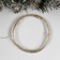 Garland "thread" 5 m Rosa, IP20, silver thread, 50 LED, white glow, USB