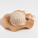 Women's hat, beige color, size 56-58