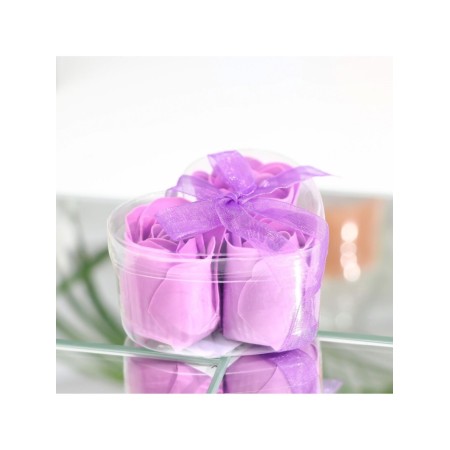 Soap roses, purple, set of 3 pcs.-4
