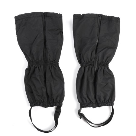 Gamashi protective, tourist "hunter" with a lodge from fleece, black-5