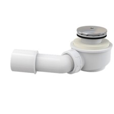 Siphon for shower pallet Alcaplast a471cr, diameter 50 mm, underestimated, chromium color