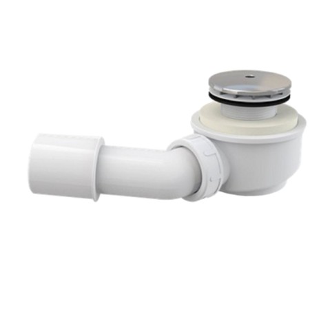 Siphon for shower pallet Alcaplast a471cr, diameter 50 mm, underestimated, chromium color