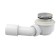 Siphon for shower pallet Alcaplast a471cr, diameter 50 mm, underestimated, chromium color