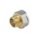 Aquasfera adapter 9021-07, 1 1/2 "x 3/4", internal/outer thread, nickel. brass
