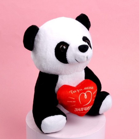Soft toy "You mean a lot to me", panda, color mix-2