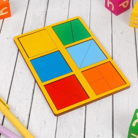 "Fold the square" B.P.Nikitin, level 1 (mini), MIX color-2