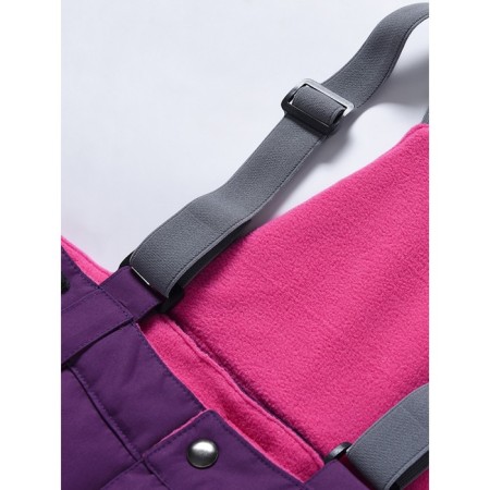 Ski costume for a girl, height 164 cm, purple color-14