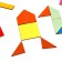 Developing board "Fold the square" 1 level of complexity