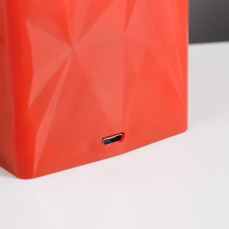 Lava-lamp "Bear" LED 2W from batteries 3haa red 7x7x24 cm-7