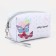 Cosmetic bag with lightning, white/multi -colored color