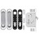 Sticking with handles for sliding doors Soft Line SL-011 CP