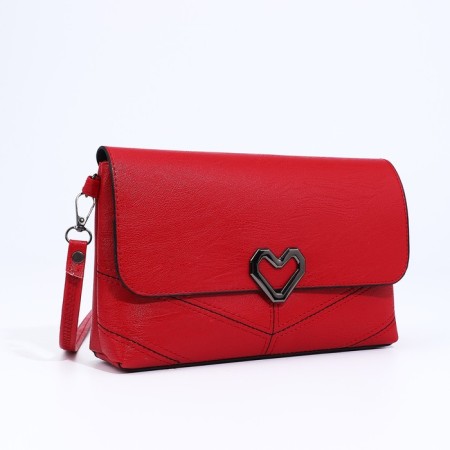 Magneta bag bag, long belt, red color-3