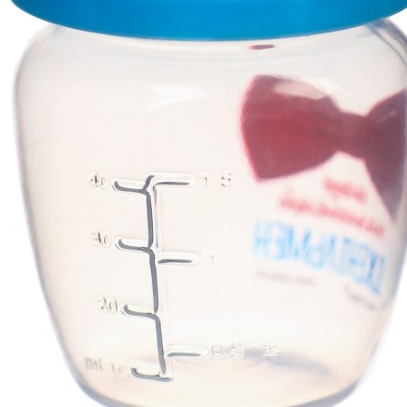 A bottle for feeding "Baby", classic throat, 60 ml., 0 months, color of blue-4