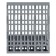 Settlement, vertical, 3 compartments, gray, gray