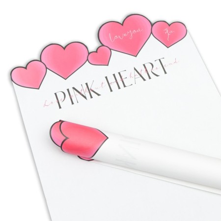 Figure paper for flowers 70g., "Hearts", 50x35cm, white