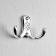 Hook furniture tundra TKD024, two -rod, chrome
