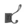 Furniture hook Cappio Eternity, two -rod, black