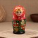 Nesting doll "butterfly", red handkerchief, 5-doll, 19 cm