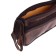 School pencil case with zipper, leatherette, 2 departments, mix