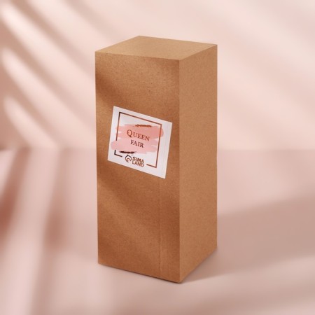 Organizer for storing cotton pads, with a lid, D - 7 × 7 × 19 cm, color transparent color-5